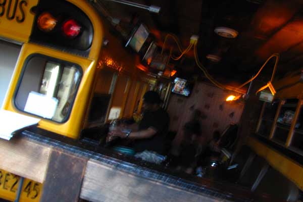 Trusty's Full-Serve Bar Friendly and Reliable Bus Bar